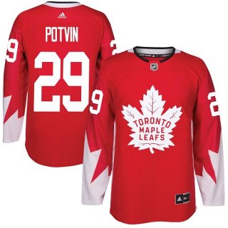 Adidas Maple Leafs #29 Felix Potvin Red Team Canada Authentic Stitched NHL Jersey