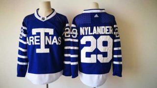 Men's Toronto Maple Leafs #29 William Nylander Royal Blue Arenas 2017-2018 Hockey Stitched NHL Jersey