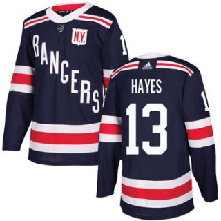 Adidas Rangers #13 Kevin Hayes Navy Blue Authentic 2018 Winter Classic Stitched NHL Jersey