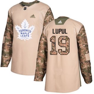 Adidas Maple Leafs #19 Joffrey Lupul Camo Authentic 2017 Veterans Day Stitched NHL Jersey