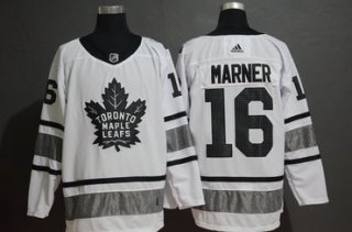 Men's Toronto Maple Leafs 16 Mitch Marner White 2019 NHL All-Star Game Adidas Jersey