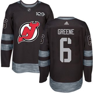 Adidas Devils #6 Andy Greene Black 1917-2017 100th Anniversary Stitched NHL Jersey