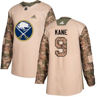 Adidas Sabres #9 Evander Kane Camo Authentic 2017 Veterans Day Stitched NHL Jersey