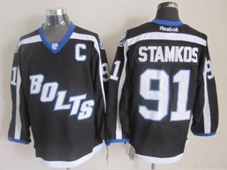 Tampa Bay Lightning #91 Steven Stamkos 2014 Training Black Jersey