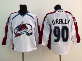 Colorado Avalanche #90 Ryan O'Reilly White Jersey