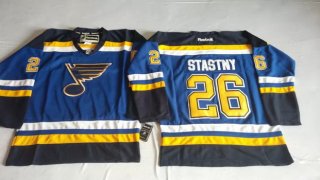 St. Louis Blues #26 Paul Stastny 2014 Blue Jersey