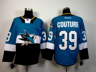 San Jose Sharks #39 Logan Couture 2015 Stadium Series Blue/Black Jersey