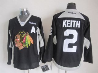 Chicago Blackhawks #2 Duncan Keith 2014 Training Black Jersey