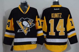 Pittsburgh Penguins #14 Chris Kunitz Black Third Jersey