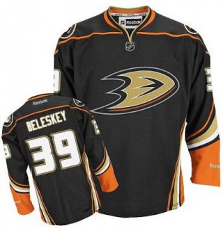 Men's Anaheim Ducks #39 Matt Beleskey Black Third Jersey