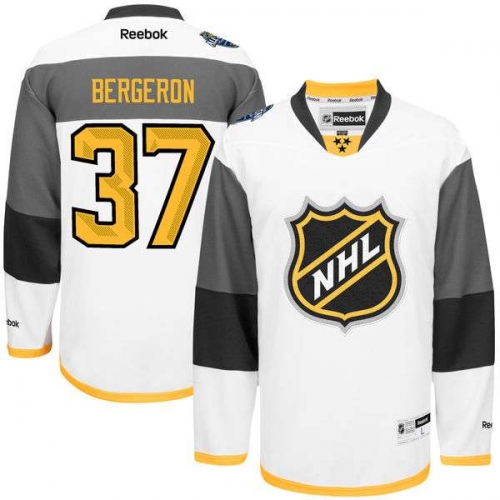 Men's NHL #37 Patrice Bergeron Reebok 2016 All-Star Premier Jersey - White