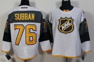 Men's Montreal Canadiens #76 PK Subban Reebok White 2016 NHL All-Star Premier Jersey