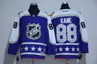 Men's Central Division Chicago Blackhawks #88 Patrick Kane Reebok Purple 2017 NHL All-Star Stitched Ice Hockey Jersey