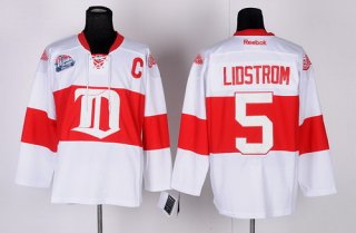 Detroit Red Wings #5 Nicklas Lidstrom White Winter Classic Jersey