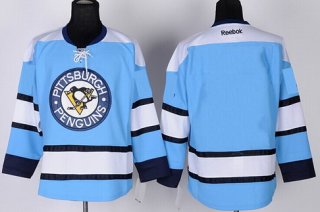 Pittsburgh Penguins Blank Light Blue Jersey