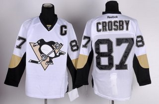 Pittsburgh Penguins #87 Sidney Crosby White Jersey