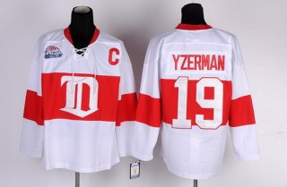 Detroit Red Wings #19 Steve Yzerman White Winter Classic Jersey