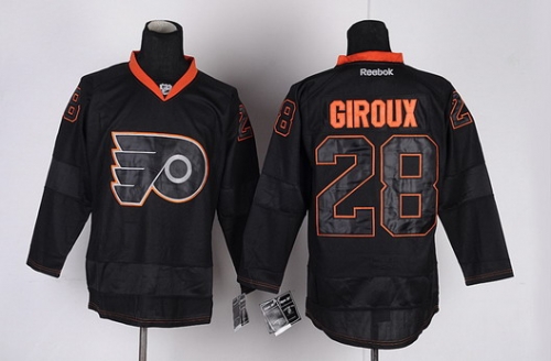 Philadelphia Flyers #28 Claude Giroux Black Ice Jersey