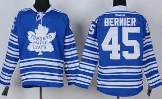 Toronto Maple Leafs #45 Jonathan Bernier 2014 Winter Classic Blue Jersey