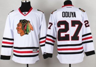 Chicago Blackhawks #27 Johnny Oduya White Jersey