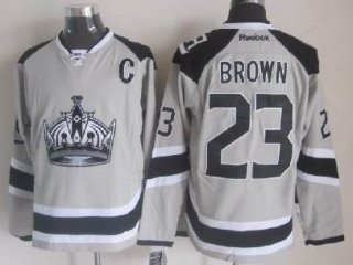 Los Angeles Kings #23 Dustin Brown 2014 Stadium Series Gray Jersey