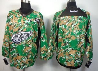 Detroit Red Wings Blank 2014 Camo Jersey