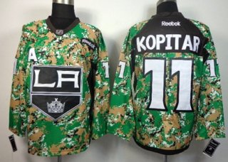 Los Angeles Kings #11 Anze Kopitar 2014 Camo Jersey