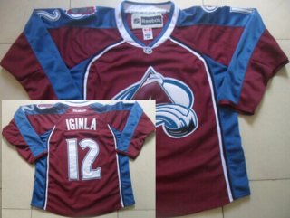 Colorado Avalanche #12 Jarome Iginla Red Jersey