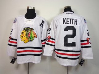 Chicago Blackhawks #2 Duncan Keith 2015 Winter Classic White Jersey