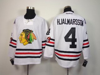 Chicago Blackhawks #4 Niklas Hjalmarsson 2015 Winter Classic White Jersey