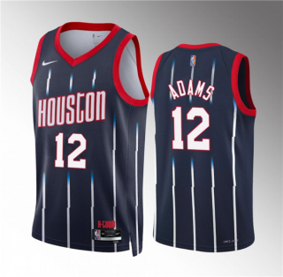 Men's Houston Rockets #12 Steven Adams Navy Classic Edition Stitched Jersey