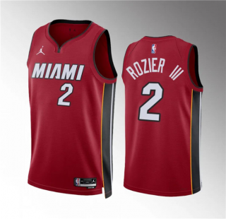 Men's Miami Heat #2 Terry Rozier III Red Statement Edition Stitched Basketball Jersey