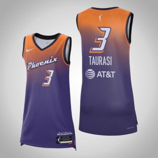 Women Phoenix Mercury #3 Diana Taurasi Purple 2021 Explorer Edition Stitched Jersey