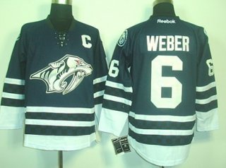 Nashville Predators #6 Shea Weber Blue Third Jersey