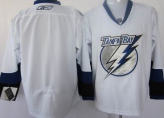 Tampa Bay Lightning Blank White Jersey