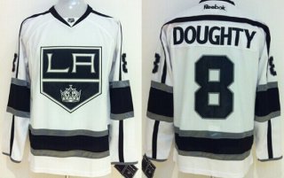 Los Angeles Kings #8 Drew Doughty White Jersey