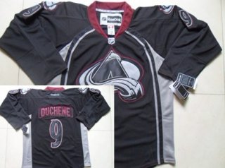 Colorado Avalanche #9 Matt Duchene Black Ice Jersey