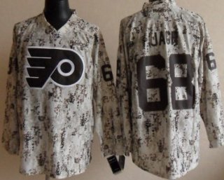 Philadelphia Flyers #68 Jaromir Jagr White Camo Jersey