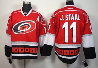 Carolina Hurricanes #11 Jordan Staal Red Third Jersey