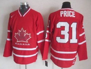 2010 Olympics Canada #31 Carey Price Red Jersey