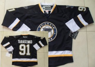 St. Louis Blues #91 Vladimir Tarasenko Navy Blue Third Jersey