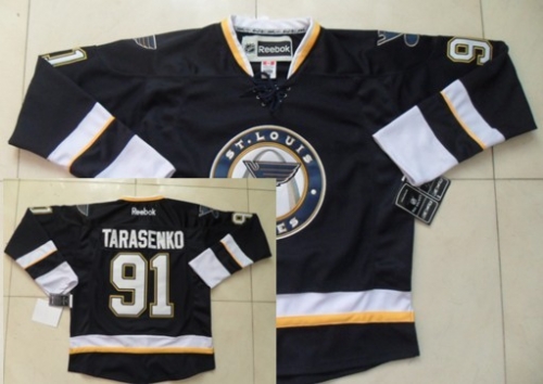 St. Louis Blues #91 Vladimir Tarasenko Navy Blue Third Jersey