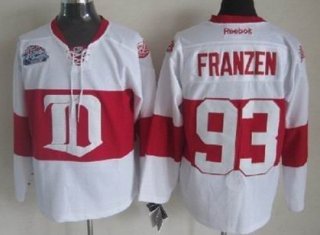 Detroit Red Wings #93 Johan Franzen White Winter Classic Jersey