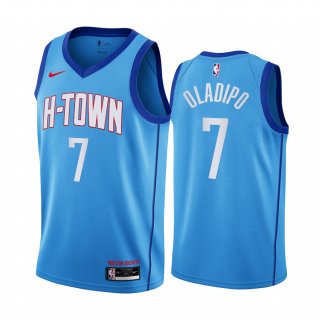 Nike Rockets #7 Victor Oladipo Blue NBA Swingman 2020-21 City Edition Jersey