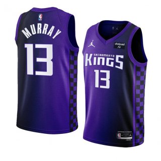 Men's Sacramento Kings #13 Keegan Murray Purple 2023-24 Statement Edition Swingman Stitched Jersey