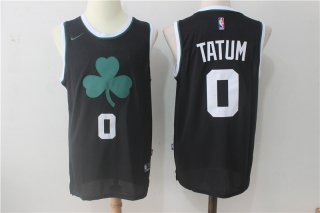 Men's Boston Celtics #0 Jayson Tatum Black 2017-2018 Nike Swingman Stitched NBA Jersey