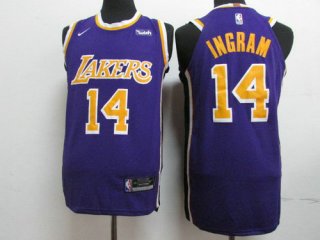 Lakers 14 Brandon Ingram Purple 2018-19 Nike Authentic Jersey