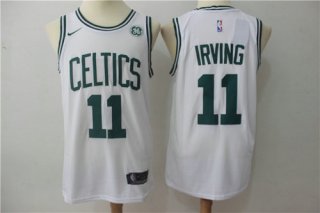 Nike Celtics 11 Kyrie Irving White Swingman Jersey