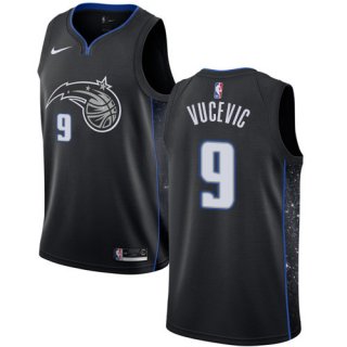 Nike Magic #9 Nikola Vucevic Black NBA Swingman City Edition 2018-19 Jersey