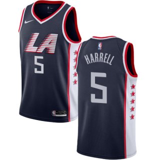 Nike Clippers #5 Montrezl Harrell Navy NBA Swingman City Edition 2018-19 Jersey